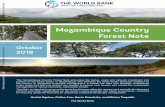Mozambique Country Forest Note - infoflr.org · policies of the forest sector in Mozambique and presents the forest-smart approach adopted by the country of integrated landscape management.