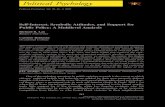 Self-Interest, Symbolic Attitudes, and Support for Public ...fas-polisci.rutgers.edu/lau/articles/lau-heldman... · affect the magnitude of self-interest effects on policy support.