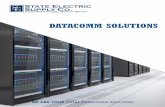 DATACOMM SOLUTIONS - State Electric Supply Company · 2020-05-29 · Digital IDVIEW exacqVision First Alert FLIR Ganz Security Solutions Illustra - Tyco Security IndigoVision Innotech