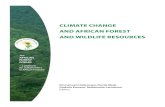 CLIMATE CHANGE AND AFRICAN FOREST AND WILDLIFE …afforum.org/sites/default/files/English/English_0.pdf · 2008-03-14  · 8 CLIMATE CHANGE AND AFRICAN FOREST AND WILDLIFE RESOURCES