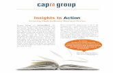 Insights to Action - Capre Group€¦ · 4 Insights to Action Translating the story structure into an effective presentation is not a copy-paste exercise. Great care must be put into