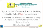 Kyoto Area Neutron Source Activity Kyoto Neutron Source ... · AccLab BmSci ICR KyotoUniversity UCANS-I, 2010, Aug., Beijing 100 105 1010 1015 1020 Effective thermal neutron flux