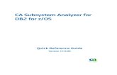 CA Subsystem Analyzer for DB2 for z/OS · 2014-01-23 · CA Subsystem Analyzer for DB2 for z/OS (CA Subsystem Analyzer) Contact CA Technologies Contact CA Support For your convenience,