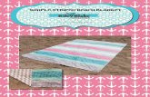 Simple striped Beach Blanket - Riley Blake Designs · Cut 3 - 6 1/2” strips x WOF (width of fabric). 2. Solid Stripes: Cut 11 - 3 1/2” strips Sewing Instructions: 1. Anchor Strips: