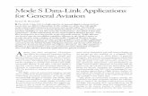 Mode SData-LinkApplications for General Aviation · Data-linkprocessor Interface-to-network communications Data-linkcontrol and display unit Mode S transponder (data-linkcapable)