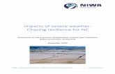 Impacts of severe weather: Chasing resilience for NZdocs.niwa.co.nz/library/public/2018315HN.pdf · Severe weather: Damage and economic losses 7 2 Aotearoa-New Zealand: ontext for