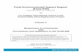 Final Environmental Impact Report (Final EIR)...Los Angeles International Airport (LAX) Central Utility Plant Replacement Project Volume 3 Responses to Comments and Corrections and