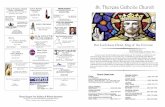St. Theresa Catholic Church · focus on the theme of Kingship. Our image of Kingship is that of Royalty. Our challenge is loyalty. However License #TACLB7983E Scentsy Consultant To
