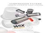 WIX Technolab Brochure - WIX Industrial Filters · 2018-05-27 · WIX Industrial Filters oil separators operate on the familiar principles of fine liquid droplet coalescence in a