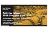 Andrew Schwartz 2018 Summer Internship · 2018 Summer Internship Materials and Processes Department Caterpillar: Confidential Green. Caterpillar: ... • Report issued August 1, 2018