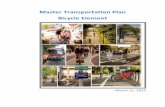 Master Transportation Plan Bicycle Element...2008 incorporated an expanded bicycle network plus extensive attention on educational and informational activities to encourage more travel