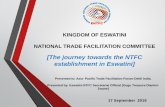 [The journey towards the NTFC establishment in … 3 The...• NTFC was there by name, with no much deliverables • Anyone would show up, with no proper coordination and Secretariat