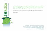 Evaluation, Measurement, and Verification (EM&V) of ......Energy Efficiency Programs: Issues and Recommendations . Customer Information and Behavior Working Group . Evaluation, Measurement,