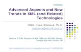 Advanced Aspects and New Trends in XML (and Related ...svoboda/courses/171-NPRG039/... · Schema Annotations XML-to-relational mapping Different approach than in Oracle (i.e., not