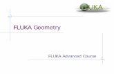 FLUKA Geometry - Indico · FLUKA uses systematically double precision mathematic (i.e. 16 significant digits) GEOBEGIN’s WHAT(2)*10-6 cm is the absolute accuracy (AA) requested