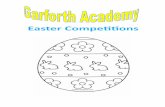 Easter Competitions...Years 7 and 8 To celebrate World Health day on the 7th April we would like you to use your Easter holiday time to create a leaflet/poster (electronically) on