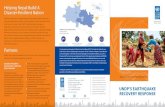 Helping Nepal Build A Disaster-Resilient Nation...Supporting Nepal in Building Back Better UNDP is committed to helping Nepal build back better. With many years as Nepal’s development