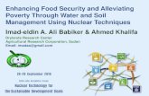 Enhancing Food Security and Alleviating Poverty …...Food Security Situation in Climate Change Hotspot States in Sudan State Food Deprivation (%) Depth of Hunger (kcal/person/day)