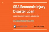 SBA Economic Injury Disaster Loan...New Online Application Portal Process is updated to include amendments as legislated by the CARES Act. 3/30 Legal Department to Issue Loan Docs
