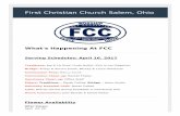 First Christian Church Salem, Ohio - Amazon S3 · 2017-05-09 · First Christian Church Salem, Ohio ... eye surgery, Arlene Bjorkman, Brea Beeson SHUT INS Blossom: Pearl Farmer ...