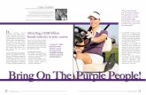 Bring On The Purple People! - NGCOA · “The Playbook contains a number of strategies for increasing and maintaining female participation in golf on a national and local level –