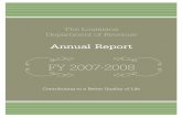 AnnualReport(07.08) - Louisianarevenue.louisiana.gov/Publications/ar(07-08).pdfWho Beneﬁ ts from Taxes, Licenses, & Fees? (general fund revenues) 1 • Our children: Public schools