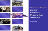 2000 Military Recruiter Survey - DTIC · THE 2000 MILITARY RECRUITER SURVEY Ismael Flores-Cervantes and Richard Valliant Westat Andrea B. Zucker ... Population Size and Sample Size