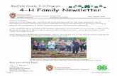 Bayfield County 4-H Program 4-H Family Newsletter4-H Family Newsletter Page 6 4H Zoo Day—Lake Superior Zoo On July 24 Brianna Oliphant, Superior Adventures Program Coordinator, took