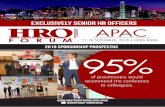 EXCLUSIVELY SENIOR HR OFFICERS APAChrotodayforum.com/apac/wp-content/uploads/2017/12/... · in the APAC region. This collaborative event is ... mobile, and social technologies to