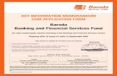 Baroda Banking and Financial Services Fund · 2020-01-13 · Banking and Financial Services Fund (An open ended Equity scheme investing in the Banking and Financial Services sector)