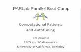 PARLab Parallel Boot Campparlab.eecs.berkeley.edu/.../parlab/files/...final.pdf · Computing Research (ASCR), pages 65-67. President Obama cites Communication-Avoiding Algorithms
