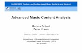 Advanced Music Content Analysis - JKU II... · MFCC vectors the discrete cosine transform is used instead of the inverse Fourier transform. In ﬁgure 2.8 three Time Frequency Representations