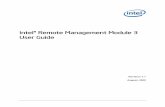 Intel® Remote Management Module 3 User Guide · 2018-10-28 · Intel® Remote Management Module 3 User Guide Disclaimers Revision 1.1 iii Disclaimers Information in this document