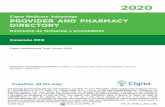 Cigna Medicare Advantage PROVIDER AND …...This Provider and Pharmacy Directory was updated in May 2020 . For more information, please contact Cigna Customer Service at 1-800-668-3813