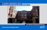 31 RENTAL APARTMENT UNITS 7115-25 S. EAST END AVENUE ... · 7115-25 S. East Ed Avee STABILIZED - COMPARABLE SALES STABILIZED Address 6951 S. Merrill Ave. 7331 S. Coles Ave. 7024 S.