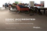 DSDC ACCREDITED PRODUCTS · 2020-02-10 · considered ‘dementia-inclusive ’or ‘dementia-friendly,’ careful consideration must be given to the specification of adjoining finishes,