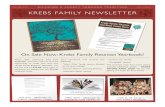 Krebs Family Newsletter - Winter 2012€¦ · 30th family reunion! krebs family newsletter. happy holidays 2011 though we only get together for our reunion once a year, we keep each