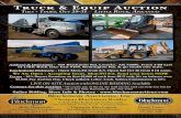 Truck & Equip Auction - Blackmon Auctions · 2012 Dodge RAM 3500 Flatbed, Crew Cab, 4x4, V8 Gas, Auto, CM Steel Bed 2007 Chevy 2500HD LT Crewcab Flatbed, 6.6L Duramax, Auto, 4x4,
