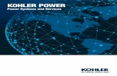 KOHLER POWER. Solution… · Award-winning resorts world-class golf destinations and exceptional work and living communities. POWER SYSTEMS AND SERVICES 3 19_J06500_Capabilities Brochure.indd