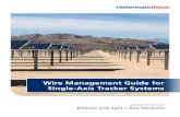 Wire Management Guide for Single-Axis Tracker …...While managing wire and cable on a single-axis tracker system is relatively straight forward, this wire management guide will help