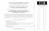 VOLUME FOR TEACHERS ONLY 1 2 - NYSED[3] United States History and Government Content-Specific Rubric Thematic Essay January 2010 Scoring Notes: 1. This thematic essay has a minimum