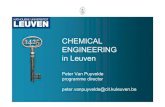 chemical engineering leuven · master thesis + GEC • within option: 6 ECTS choice (can be one of the otherwithin option: 6 ECTS choice (can be one of the other courses, internships,