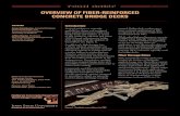 Overview of Fiber-Reinforced Concrete Bridge Decks …...3 Overvie of Fiber-Reinforced Concrete Bridge Decs Specifications Twenty-one states have specification language outlining the