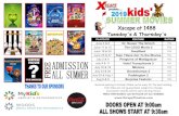 The Grinch - filmsxpress.com Sheet Sc… · PLAYDATE FEATURE RATING June 4 & 6 Dr. Seuss’ The Grinch PG June 11 & 13 The LEGO Movie 2 PG June 18 & 20 Smallfoot PG June 25 & 27 Teen