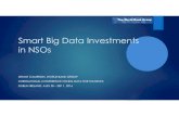 Smart Big Data Investments in NSOs - United Nations · smart big data investments in nsos grant cameron, world bank group international conference on big data for statistics dublin