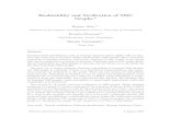 Realizability and Veriﬂcation of MSC Graphsalur/Icalp01.pdf · 2006-06-22 · Realizability and Veriﬂcation of MSC Graphs? Rajeev Alura;1 aDepartment of Computer and Information