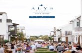 TOWN CENTER - LoopNet...The town of Alys Beach was designed by Duany Plater-Zyberk & Company (DPZ). The 158-acre design of homes, streets, parks and town center takes full advantage