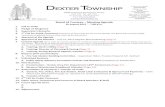 DEXTER TOWNSHIP board packets/2015... · 2015-08-14 · DEXTER TOWNSHIP 6880 DEXTER-PINCKNEY RD. DEXTER,Treasurer MI 48130 (734) 426-3767 REGULAR MEETING OF THE DEXTER TOWNSHIP BOARD
