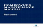 HOMEOWNER MAINTENANCE MANUAL - Century Complete · 2019-08-01 · Owner Maintenance and Manufacturer Information 2.1 Emergency Service 2.2 Warranty Requests 2.2 Warranty Repairs 2.3