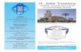 St. John VianneyMay 28, 2017 St. John Vianney Parish Page Three From the Pastor A Farewell & Appreciation Reception for Fr. Emery & Fr. Rich The time has come to say farewell to two